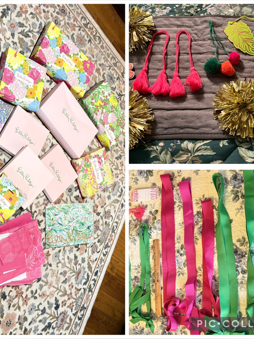 Lilly Pulitzer Gift Boxes, Tissue Paper, Ribbons & Tags
